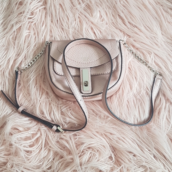 Guess metallic pink crossbody bag - Picture 1 of 7